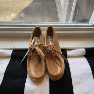Clarks Originals Tan Suede Shoes